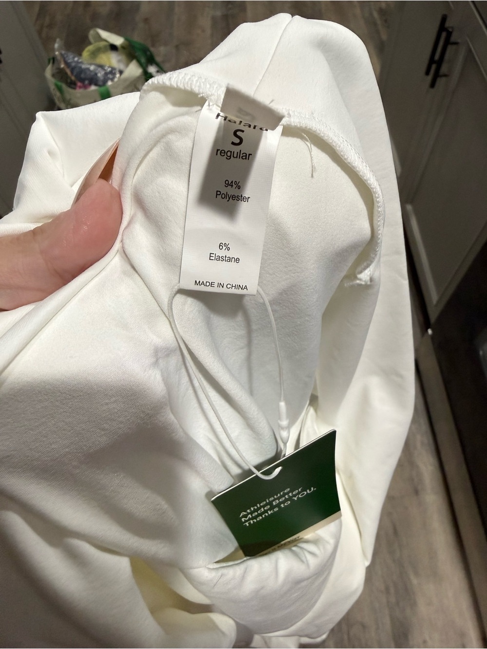 HALARA White Long-Sleeve Wide-Leg Jumpsuit - Picture 3 of 12